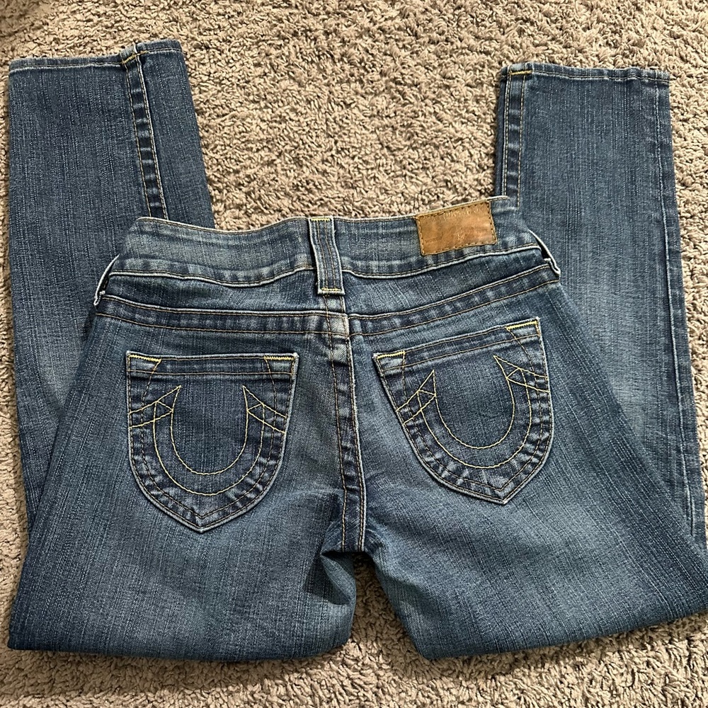 True Religion Low Rise straight leg jeans